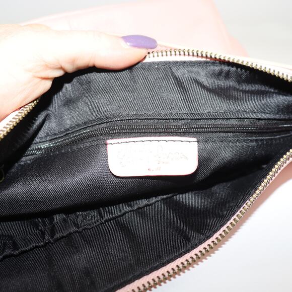 Elliott Lucca Soft Pink Leather Shoulder Bag with Zip Closure - Picture 7 of 7